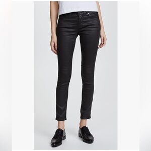 AG Adriano Goldschmied Faux Leather Skinny Ankle Pant